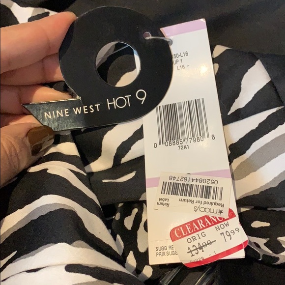 NWT - Nine West Animal Print Dress - Picture 5 of 6